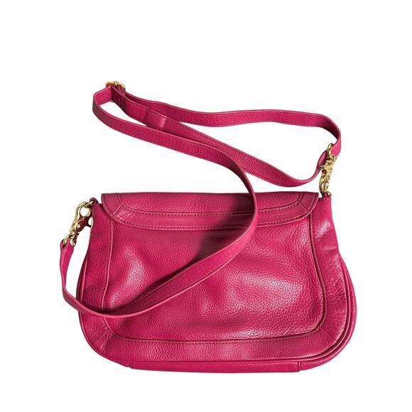 Tory Burch Amanda Magenta Crossbody*Gorgeous Leather*Excellent Condition - Picture 3 of 10